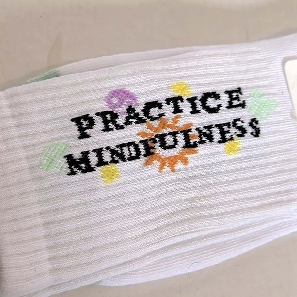 LA Hearts Mindful Crew Socks by PACSUN NWT